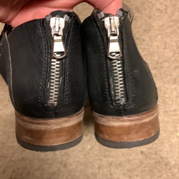 Free People Lost Valley Black Ankle Boots Women - Picture 4 of 7